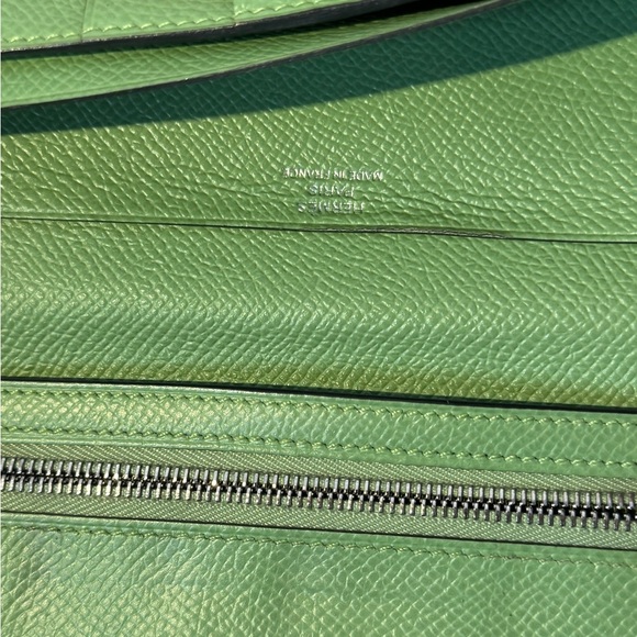 Hermes Bearn Wallet Chevre Mysore Long Authentic - Picture 9 of 14